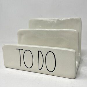 Rae Dunn Artisan Collection by Magenta TO DO Ceramic Desk Mail Letter Holder
